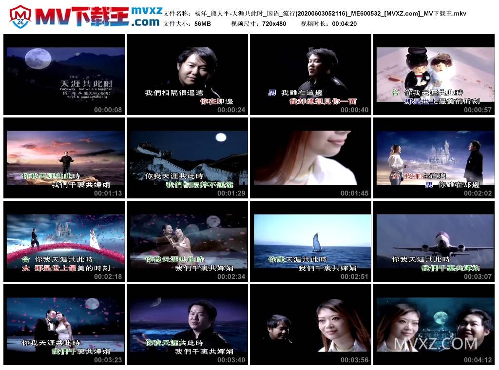 杨洋_熊天平-天涯共此时_国语_流行(20200603052116)_ME600532